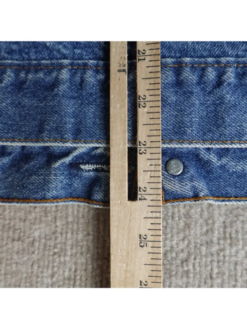Levi's Jacket Large Blue Denim Trucker Type 3 71506 Vintage
